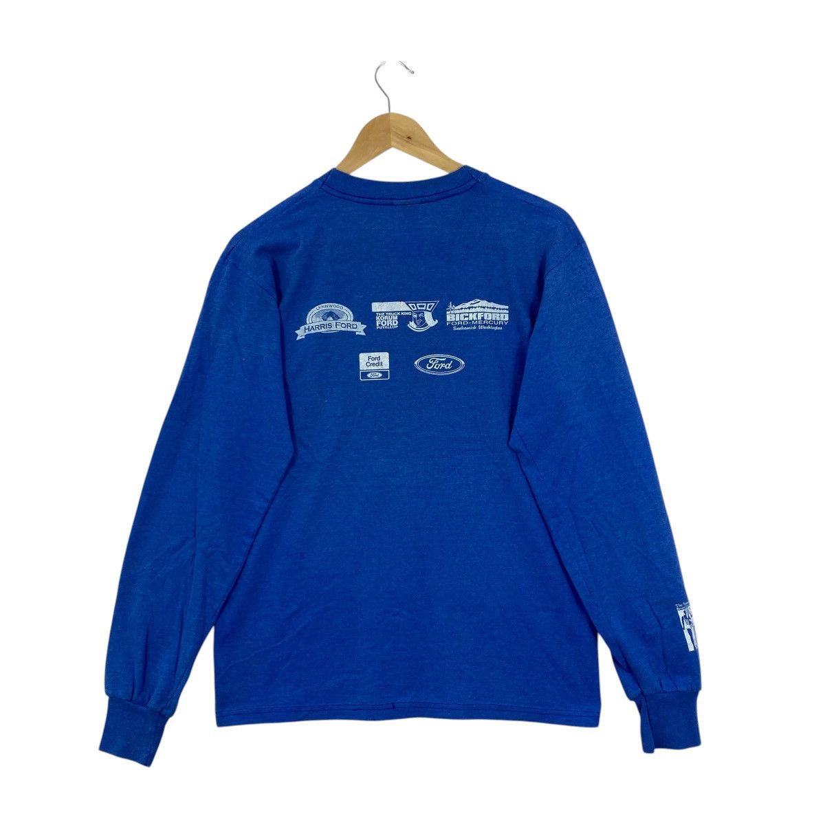 Vintage Vintage 90s Ford Race For The Cure Blue Long Sleeve Tee M Size US M / EU 48-50 / 2 - 2 Thumbnail