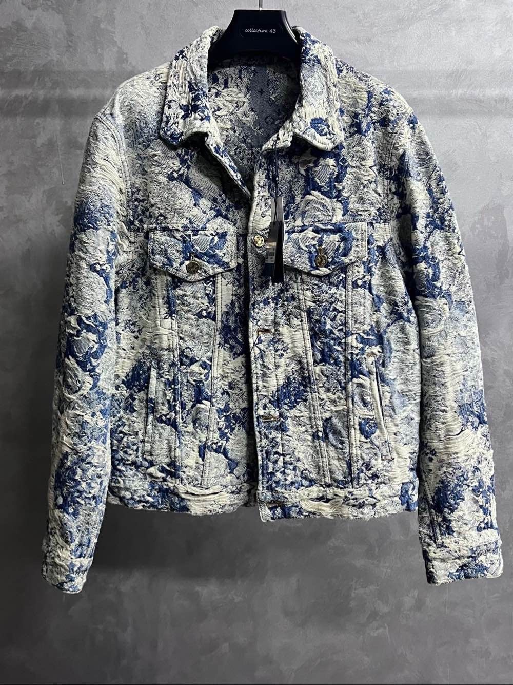 Louis Vuitton Louis Vuitton Floral Jacquard Denim Jacket Size 52 Size US L / EU 52-54 / 3 - 1 Thumbnail