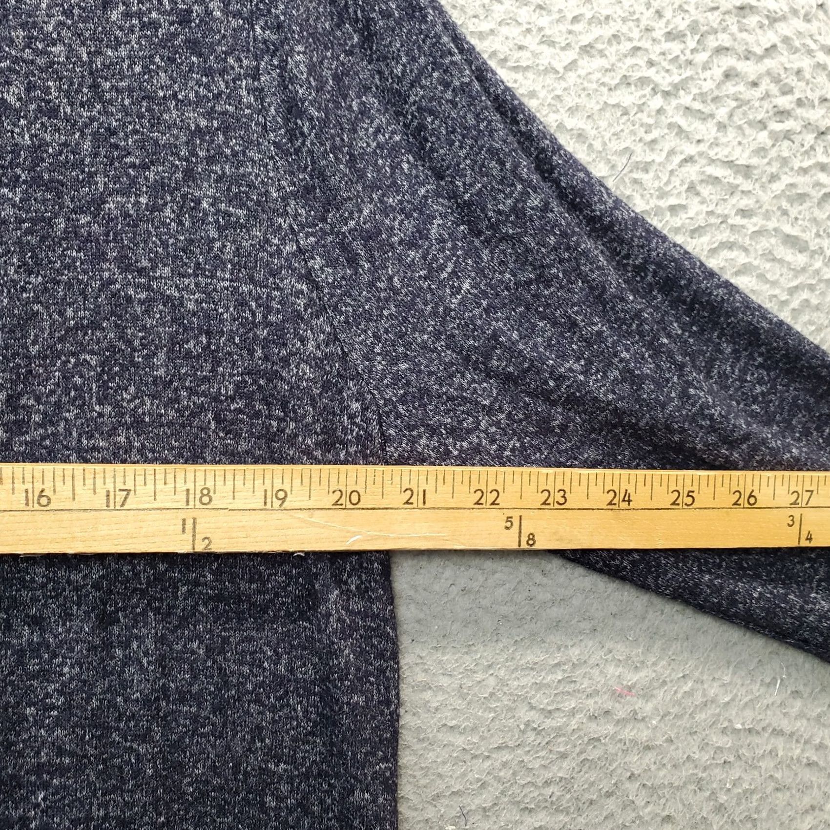Vintage Lane Bryant Cardigan Womens Size 10/12 Gray Open Front Draped Pockets Knit Casual Womens Size L / US 10 / IT 46 - 7 Thumbnail
