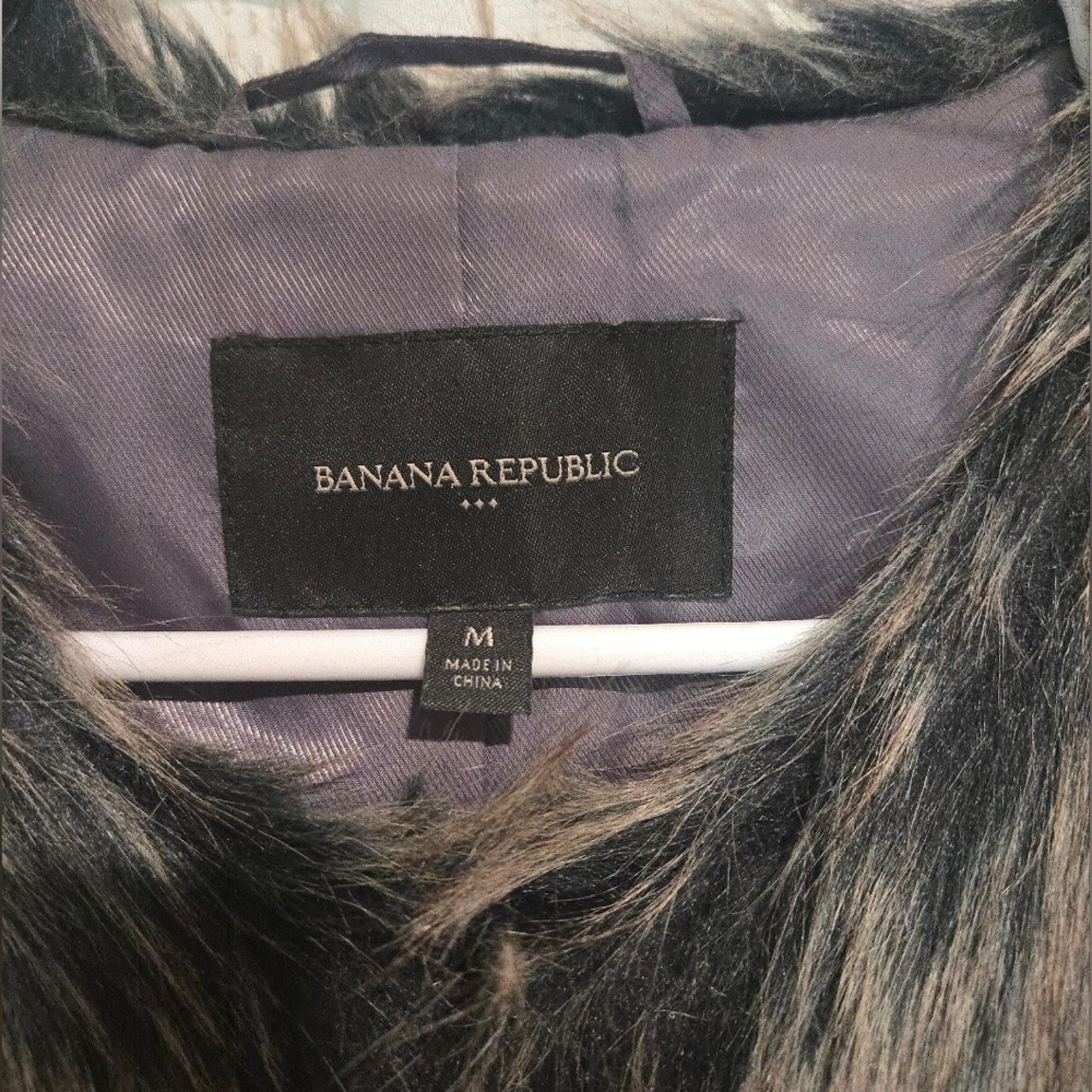 Banana Republic Banana Republic Faux Fur Vest Size M / US 6-8 / IT 42-44 - 6 Thumbnail