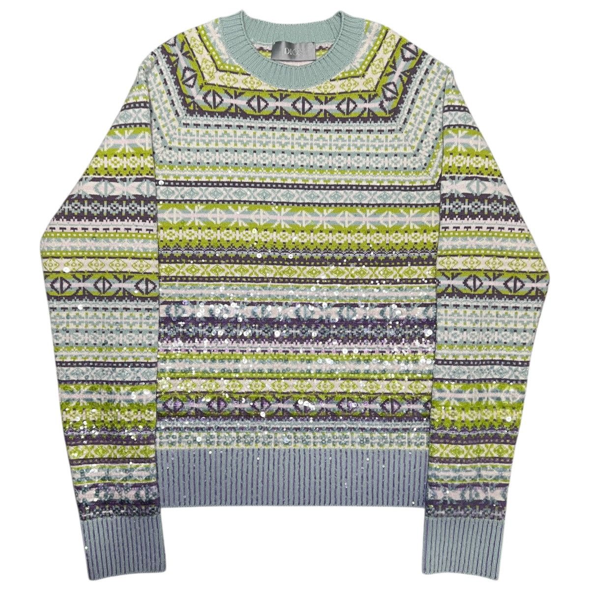 Dior Christian Dior 2022 Fall × KIM JONES Multicolor Diamond Knit Size US M / EU 48-50 / 2 - 1 Thumbnail