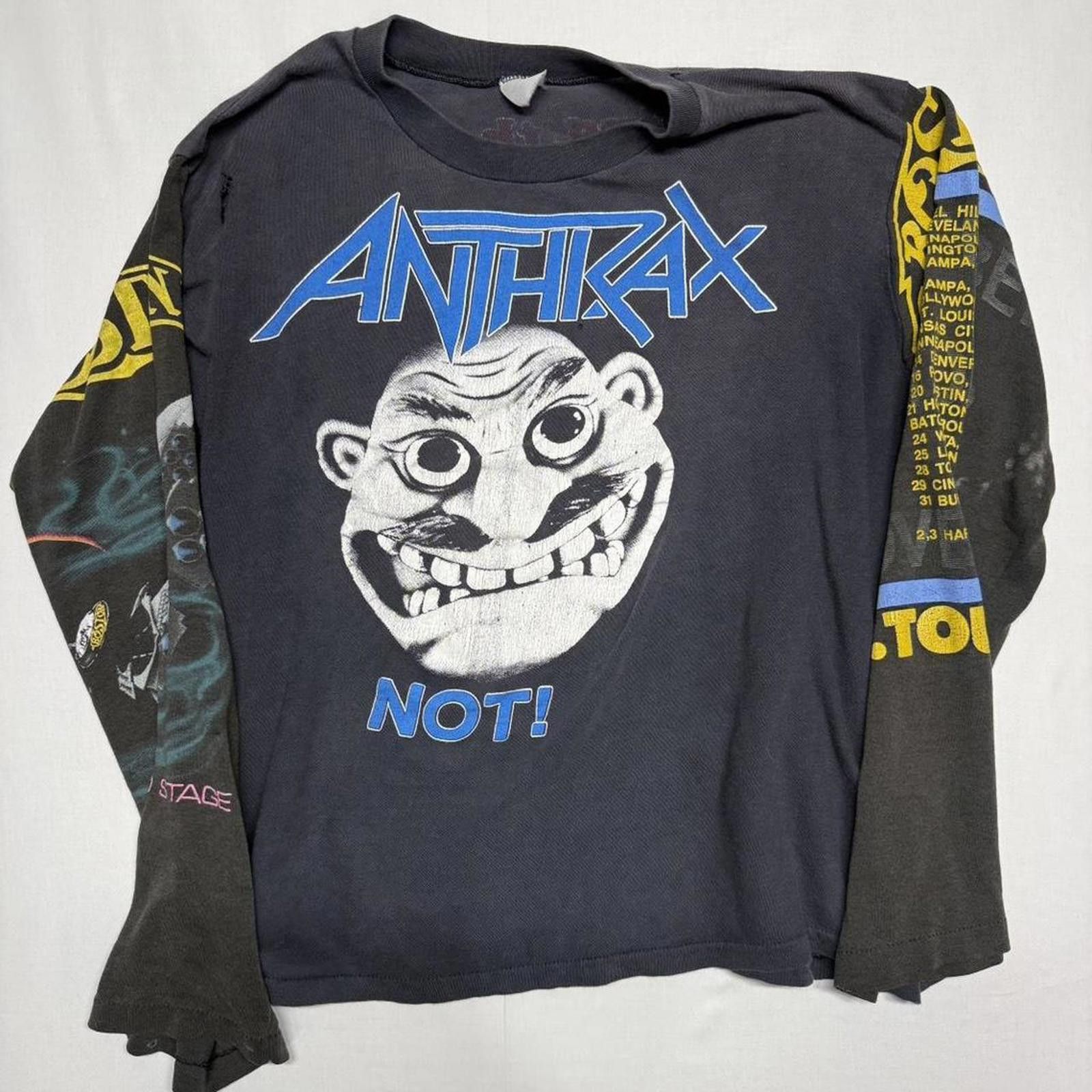 Other Anthrax / Boston duo single stitch band tee size M Size US S / EU 44-46 / 1 - 1 Thumbnail