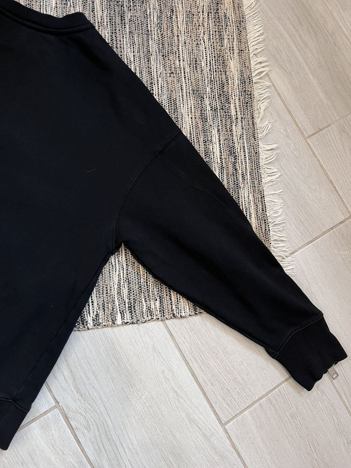 Allsaints × Designer Allsaints Sweatshirt Blank Black Crew neck Zipper Sleeve Size US M / EU 48-50 / 2 - 15 Thumbnail