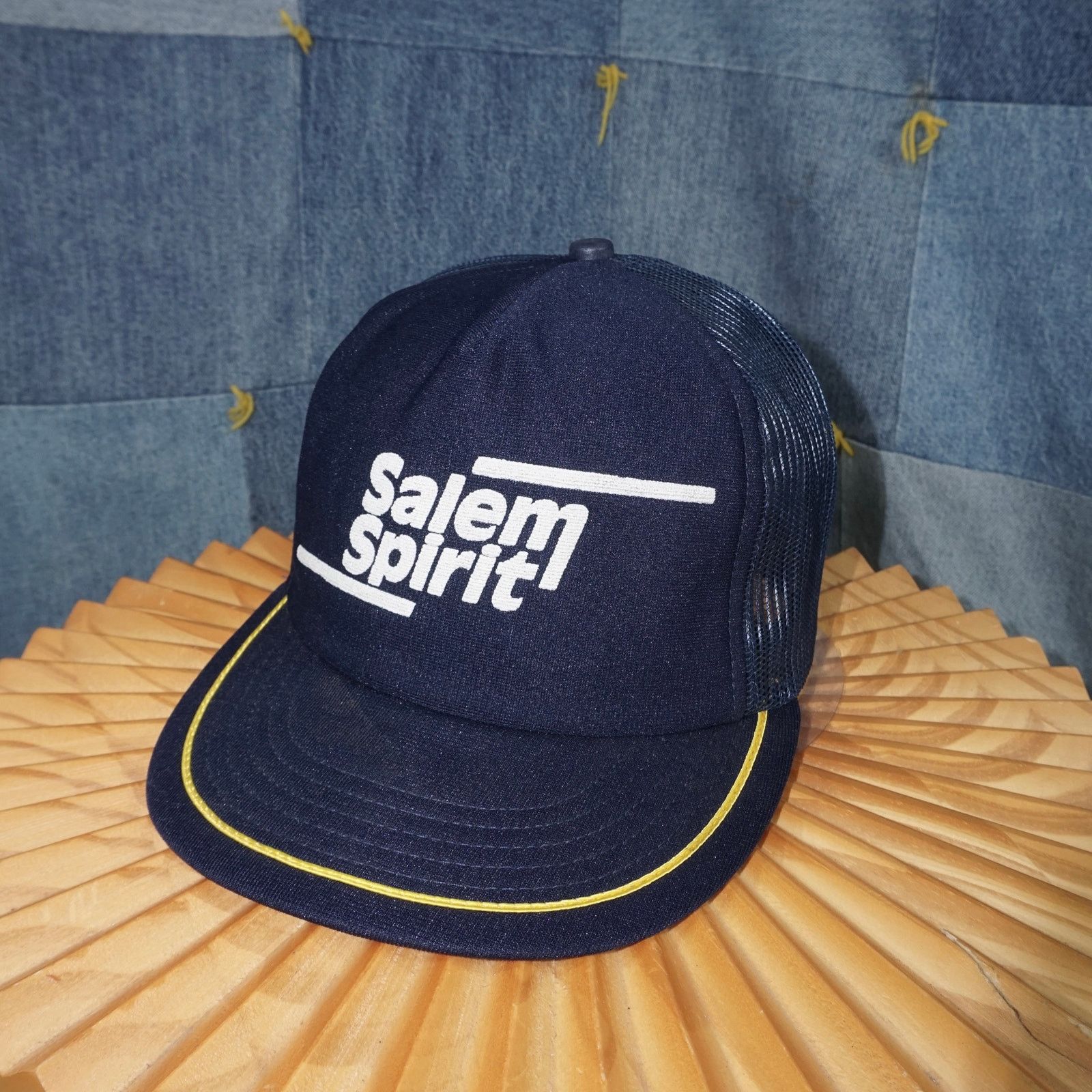 Vintage OSFA - Vintage Salem Spirit essential mesh trucker 1990s hat Size ONE SIZE - 2 Thumbnail