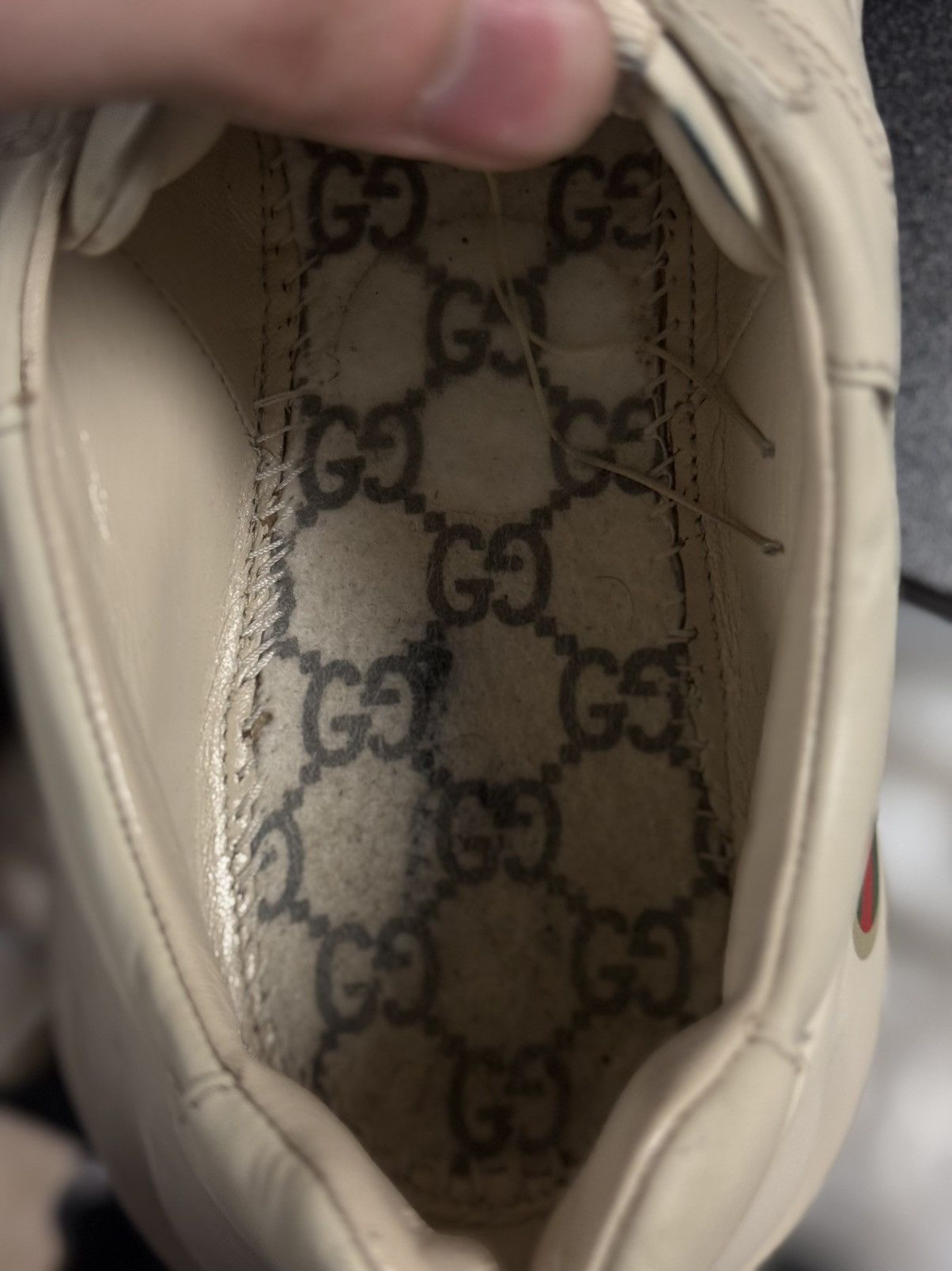Gucci Gucci Classic Logo Rhyton Sneakers Size 8.5G/9M Size US 8.5 / EU 41-42 - 15 Thumbnail
