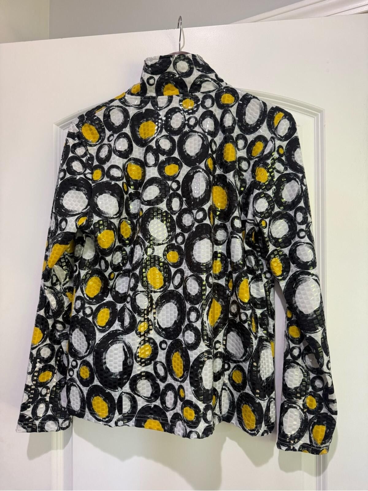 Other Birch Hill Black, White & Yellow Circle-Jacket Size M / US 6-8 / IT 42-44 - 3 Thumbnail