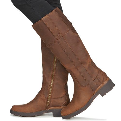 Timberland Timberland Graceyn Waterproof Leather Tall Brown Boot Size US 7 / IT 37 - 1 Thumbnail