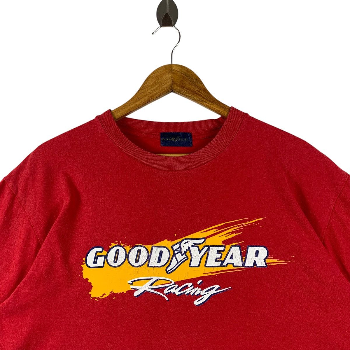 Vintage GOODYEAR racing red tee