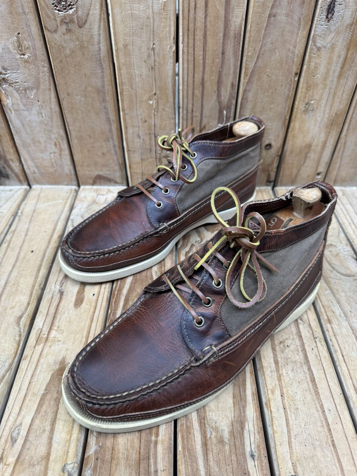 Red Wing Red Wing 9190 waxed Canvas leather chukka boots US 9 E UK 8 Size US 9 / EU 42 - 15 Thumbnail