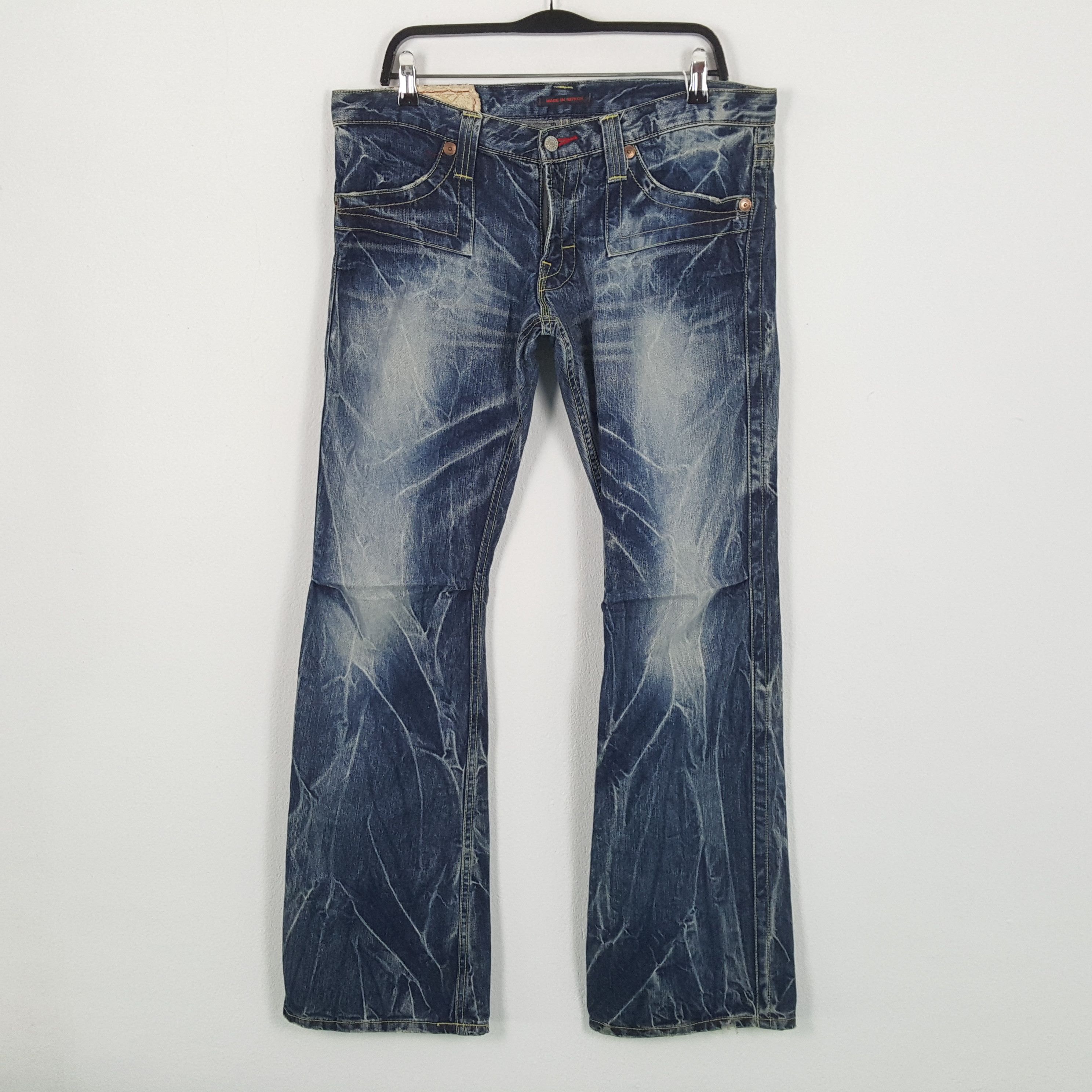 Japanese Brand Blue Way Streetwear Rock Punk Style Jeans Size US 36 / EU 52 - 1 Thumbnail