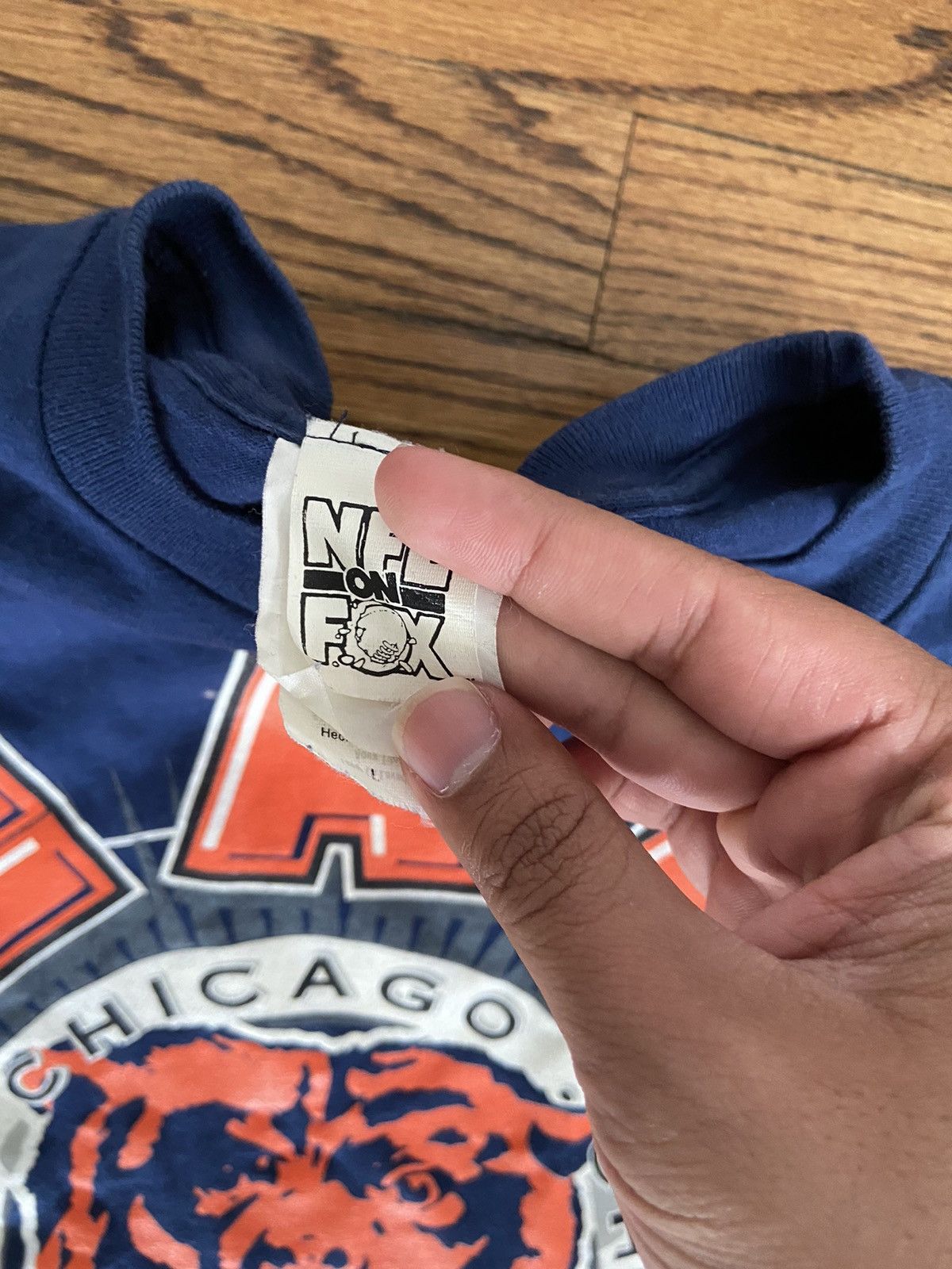 NFL × Vintage Vintage Chicago bears t shirt Size US L / EU 52-54 / 3 - 4 Thumbnail