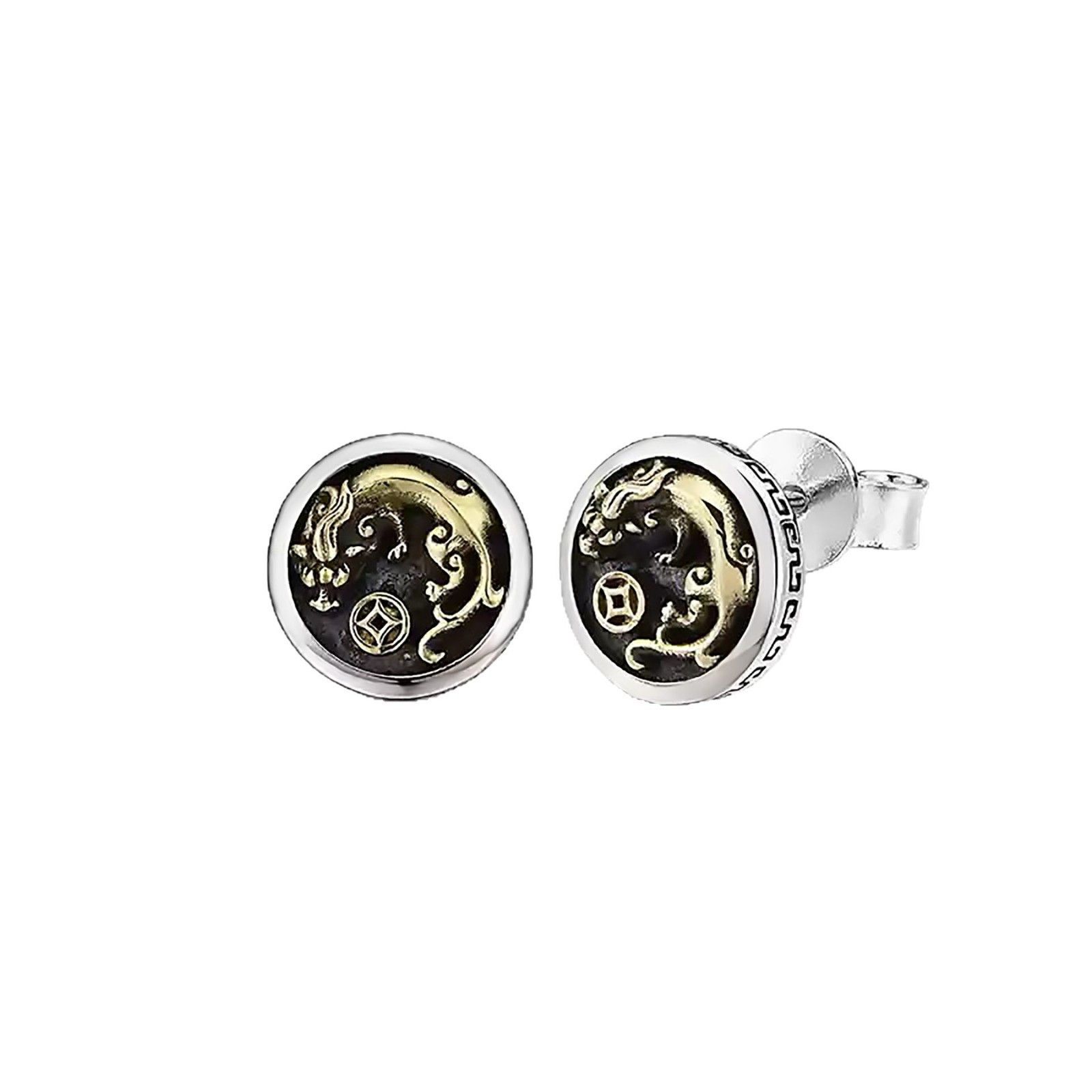 Jewelry Modern Earrings One Pairs Chrome Jewelry Size ONE SIZE - 5 Thumbnail