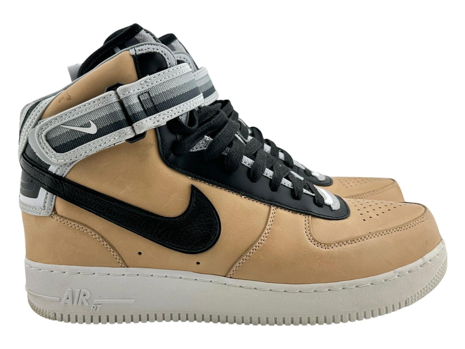 Nike Nike Air Force 1 Mid Beige Black 11.5 Used No Box Size US 11.5 / EU 44-45 - 3 Thumbnail