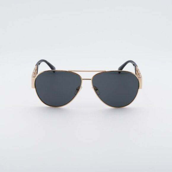 Versace Versace VE2289 100287 Sunglasses Gold Aviator Frame Size ONE SIZE - 2 Thumbnail