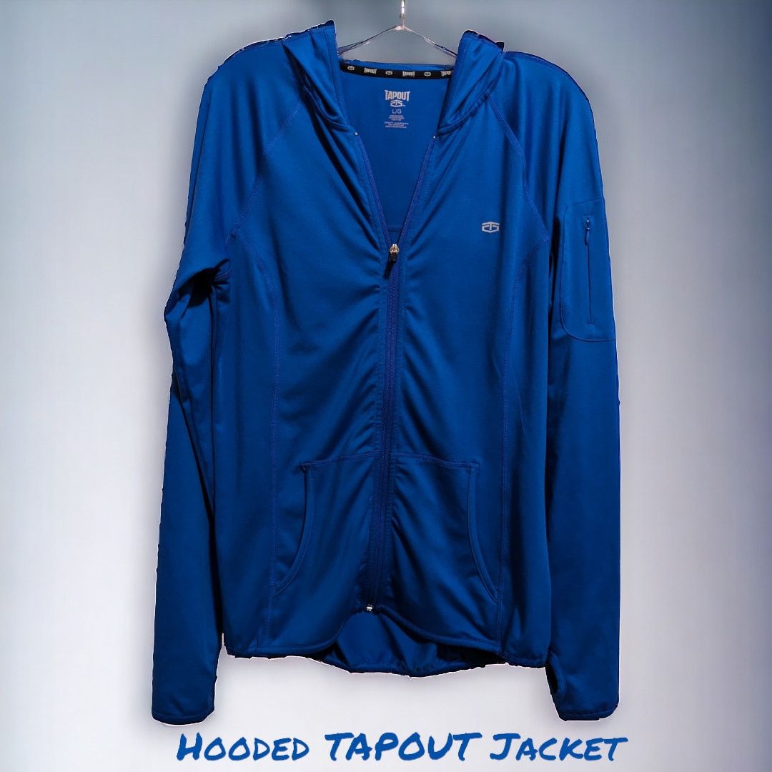 Tapout Zip Up TAPOUT Hooded Track Jacket Zipper Sleeve Pocket L Size US L / EU 52-54 / 3 - 1 Thumbnail