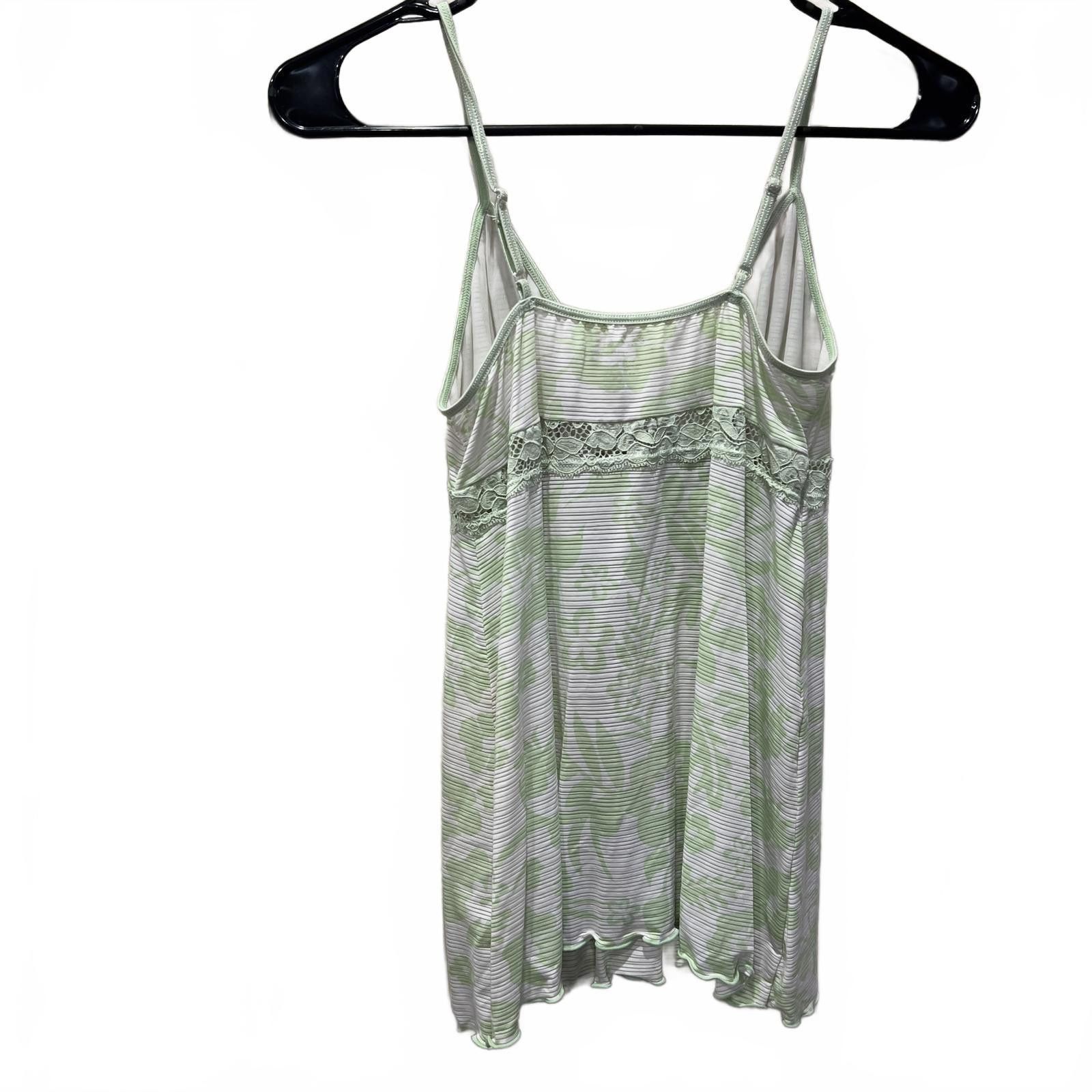 Other Secret Treasures Women's Camisole Slip in Light Green Floral Size ONE SIZE - 2 Thumbnail
