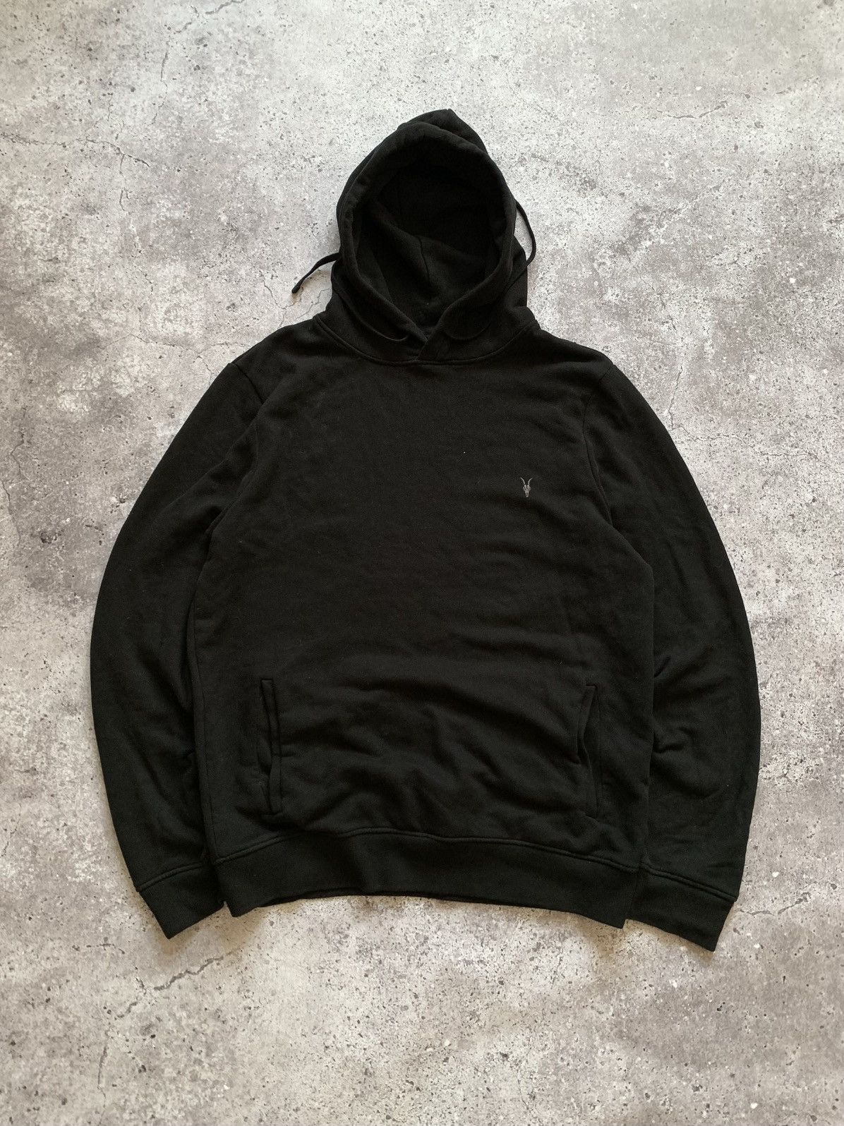 Allsaints × Vintage 🔥ALLSAINTS BLACK OVERSIZED HOODIE Size US M / EU 48-50 / 2 - 1 Thumbnail