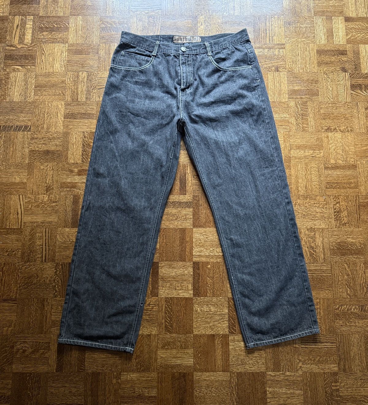 Southpole Vintage Y2K Southpole Embroidered Baggy Denim Jeans Size US 40 / EU 56 - 3 Thumbnail
