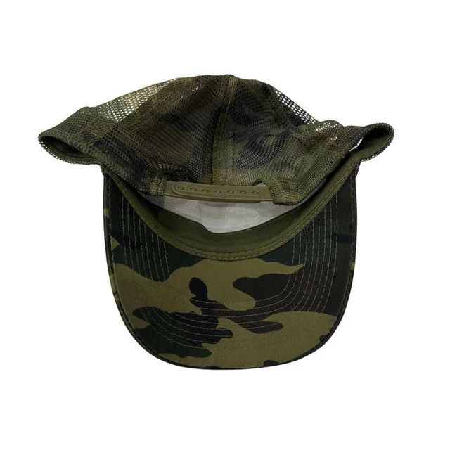Chrome Hearts Vintage Chrome Hearts FUCK Hollywood Trucker Hat Camo Size ONE SIZE - 2 Thumbnail