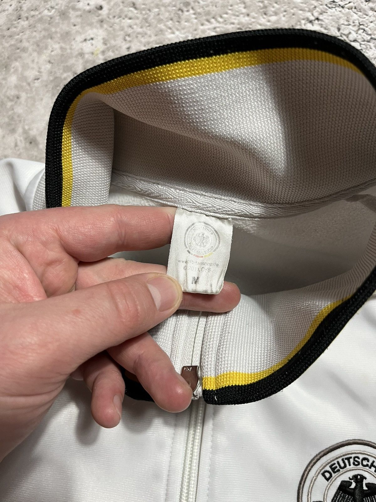 Vintage Vintage 90s Germany Soccer Zip Up Sweatshirt Jacket Size US M / EU 48-50 / 2 - 6 Thumbnail