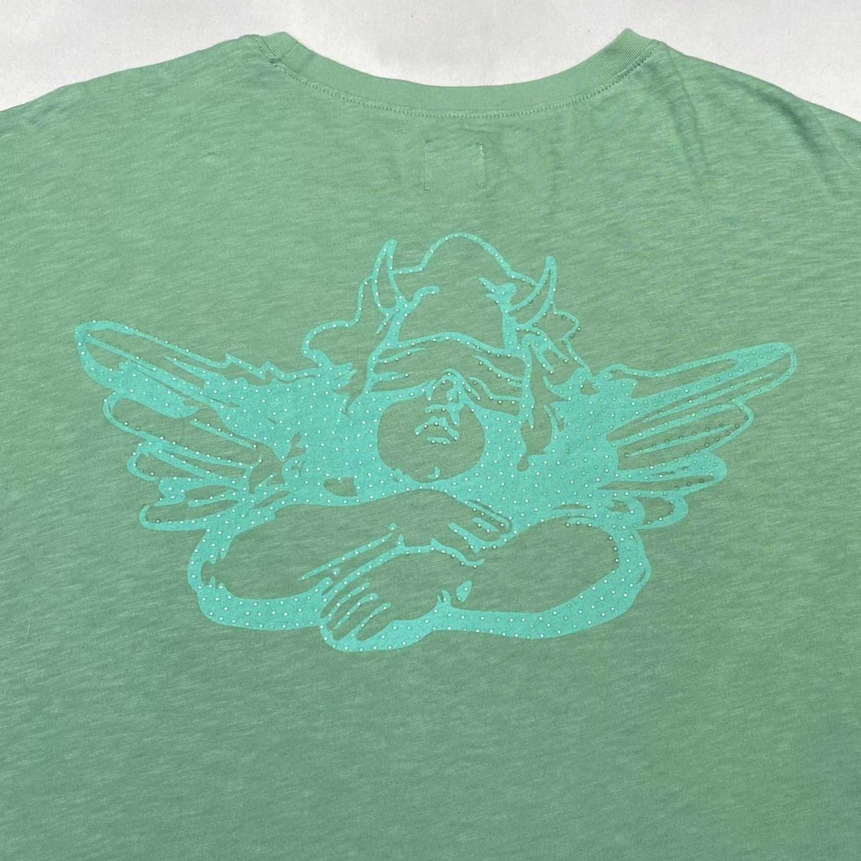 Boys Lie Boys Lie Washed Up Angel Oversized T Shirt Women's One Size Green Size ONE SIZE - 5 Thumbnail