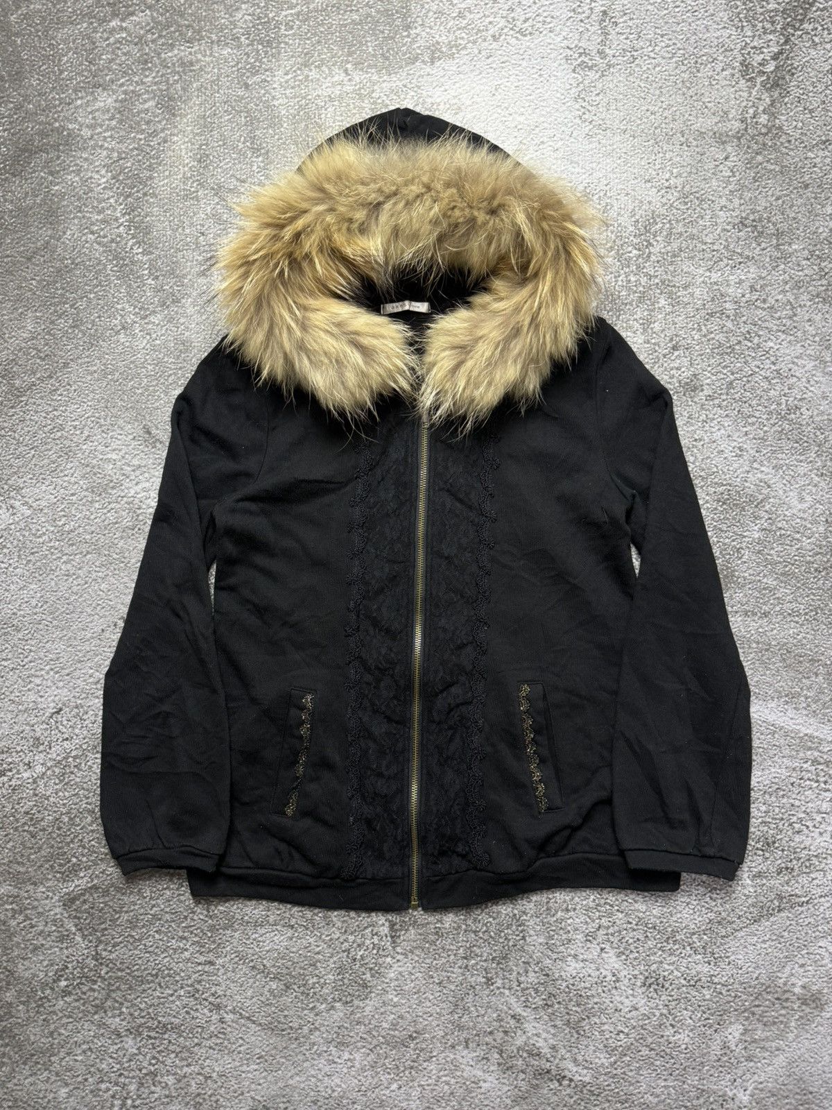 Japanese Brand Axes femme fur hoodie gothic style Size US S / EU 44-46 / 1 - 1 Thumbnail