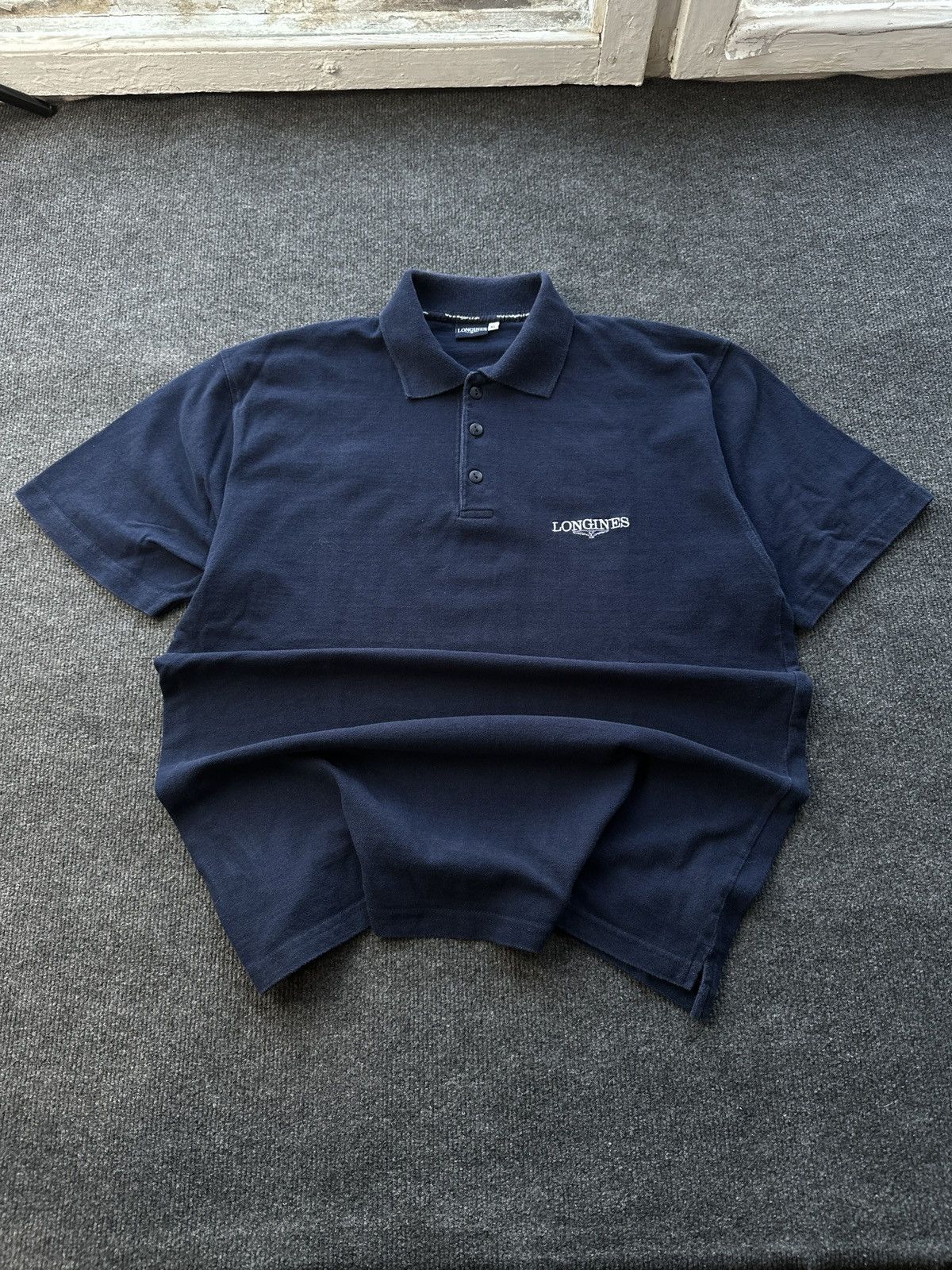 Longines LONGINES 🚨 LUXURY WATCH MEN TEE BLUE POLO BIG LOGO Size US XL / EU 56 / 4 - 2 Thumbnail