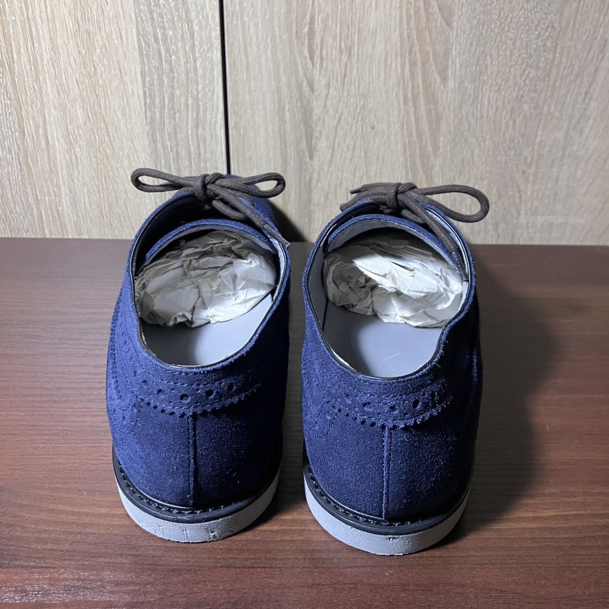 HOGAN Club Brogue Derby Suede Leather Shoes UK8.5 US10.5