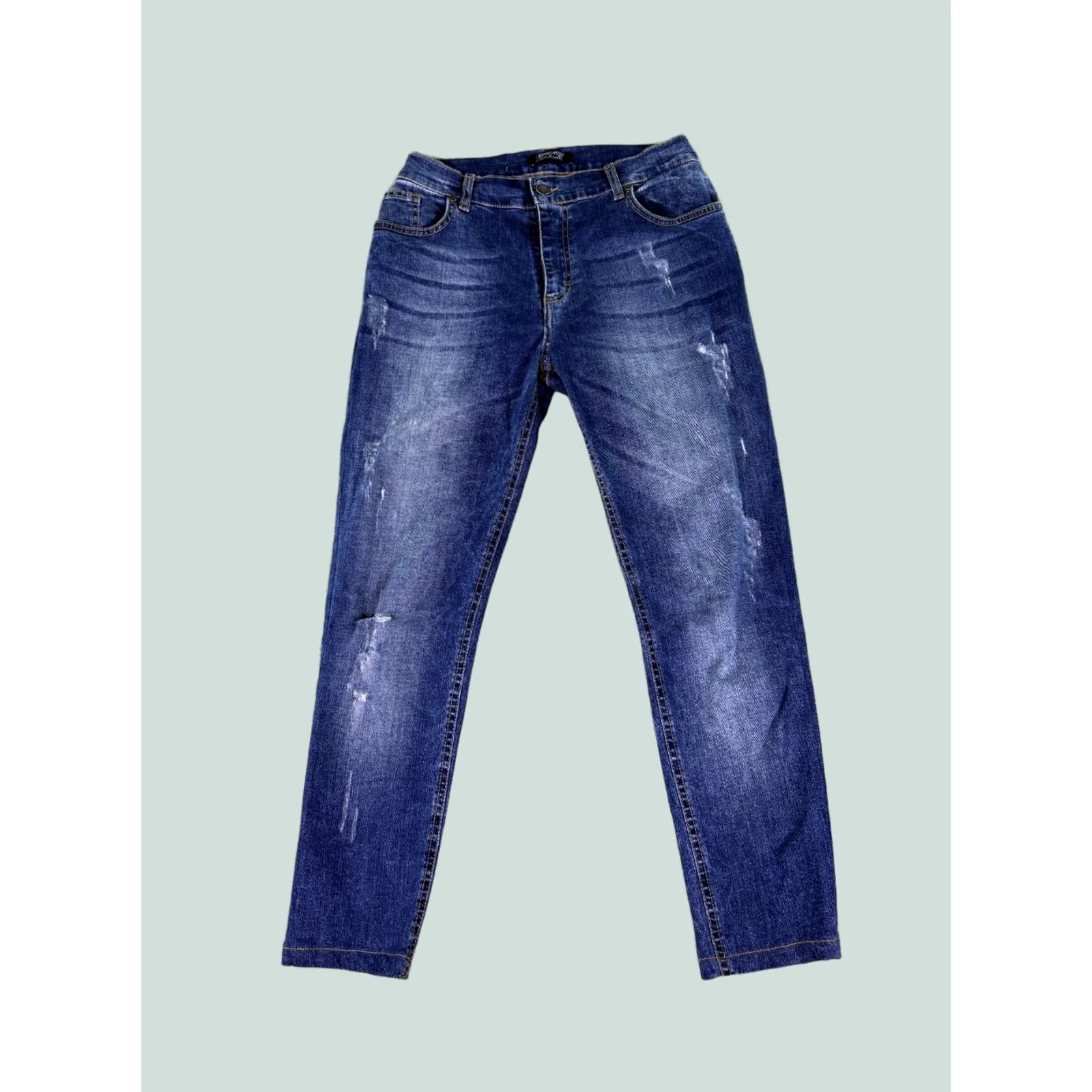 Vintage VINTAGE Rinascimento Italy Blue Skinny Ankle Jeans women’s Size 27 Size 27" / US 4 / IT 40 - 1 Thumbnail