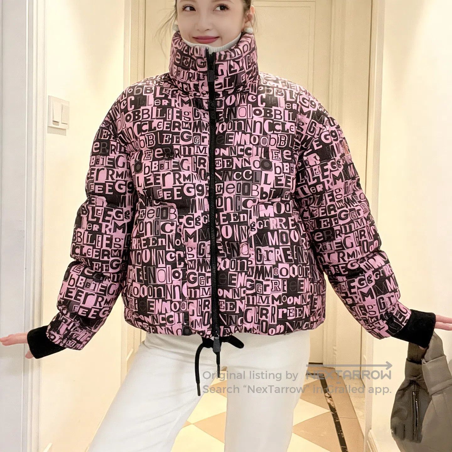 Moncler Moncler Letter Logo Stand Collar Zipper Down Jacket| Size US M / EU 48-50 / 2 - 9 Thumbnail
