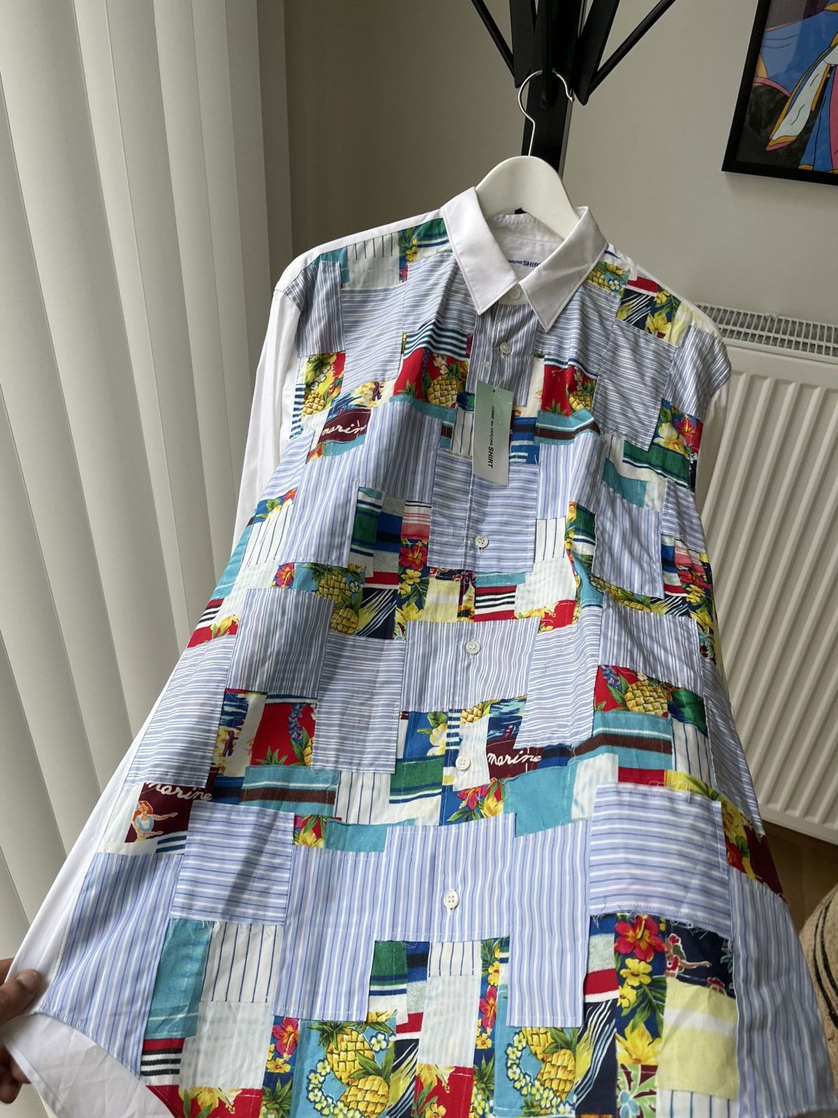 Comme des Garcons Comme Des Garcons Shirt SS13 Hawaiian Patchwork Shirt Size US L / EU 52-54 / 3 - 6 Thumbnail