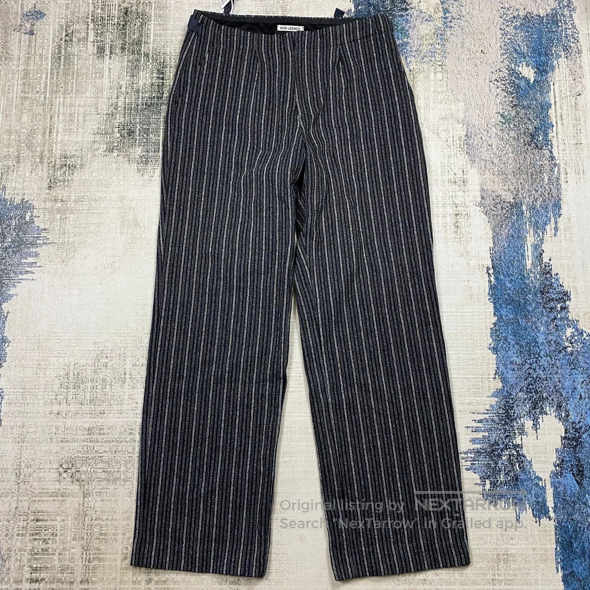 Our Legacy OUR LEGACY Wool Blend Striped Casual Pants. Size US 30 / EU 46 - 1 Thumbnail