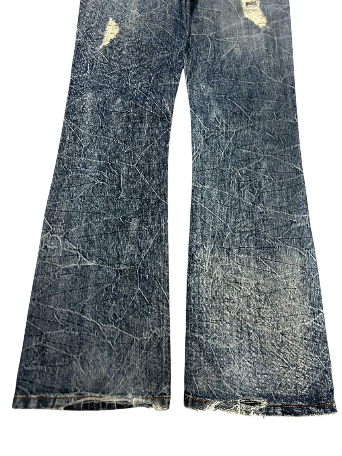 semanticdesign Vintage SemanticDesign Clawmark Distressed Studded Jeans Size US 32 / EU 48 - 9 Thumbnail
