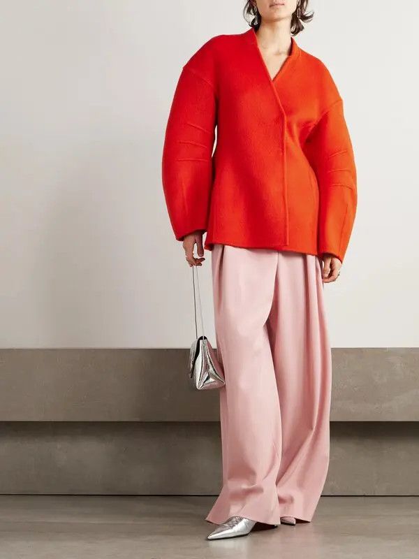 Jil Sander o1w1db10825 Jacket in Red Size L / US 10 / IT 46 - 2 Thumbnail