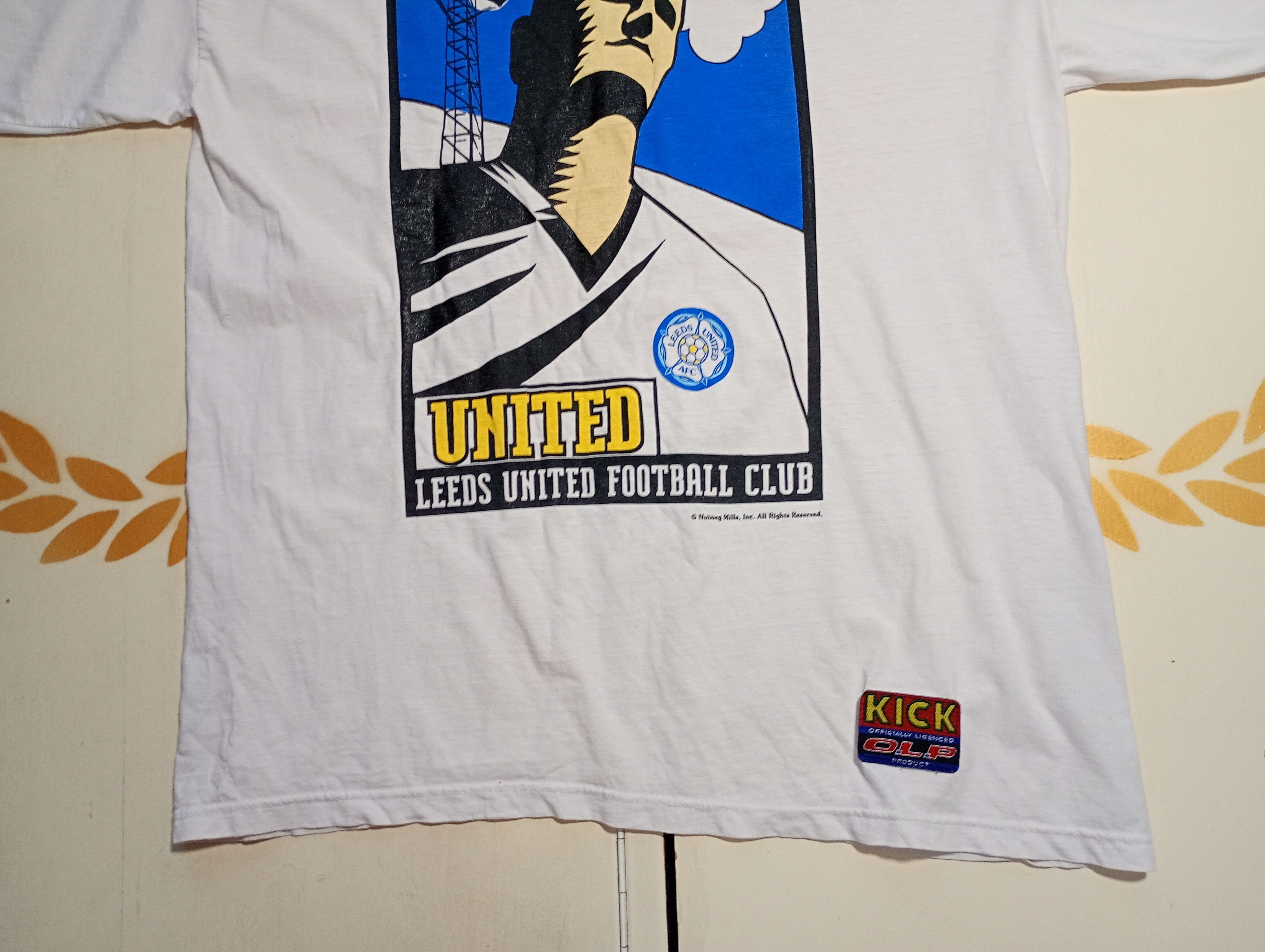 Vintage Leeds United FC Pride of Yorkshire Kick T-Shirt Vintage Size US L / EU 52-54 / 3 - 2 Thumbnail