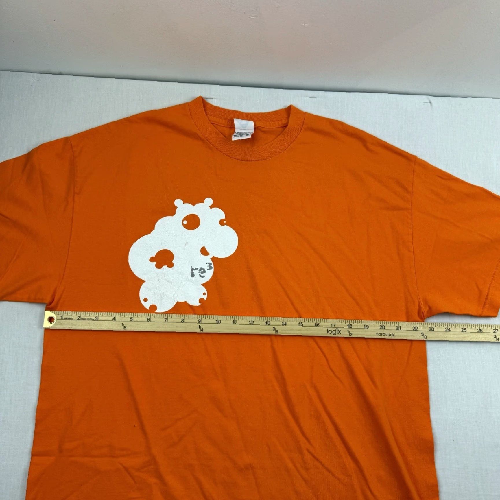 Vintage Vintage Orange XL Sh­­irt Grunge Punk Skater Y2K 2000s American Size US XL / EU 56 / 4 - 7 Thumbnail