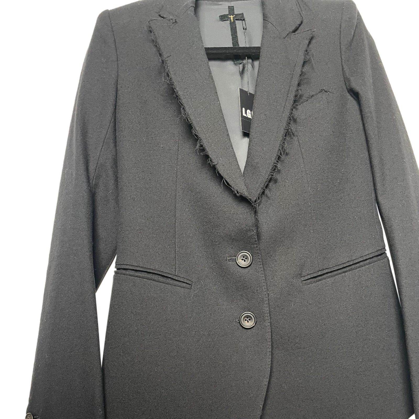 Le Grande Bleu (L.G.B.) Black Blazer Size S / US 4 / IT 40 - 4 Thumbnail