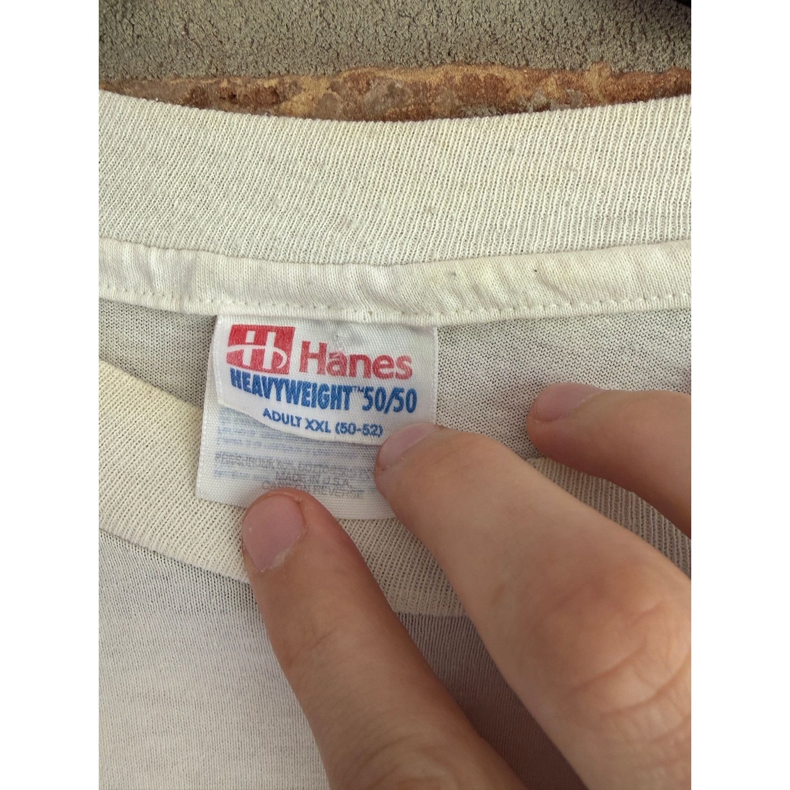 Hanes Vintage ACN Eagle Graphic Tee Single Stitch XXL Size US XXL / EU 58 / 5 - 6 Thumbnail