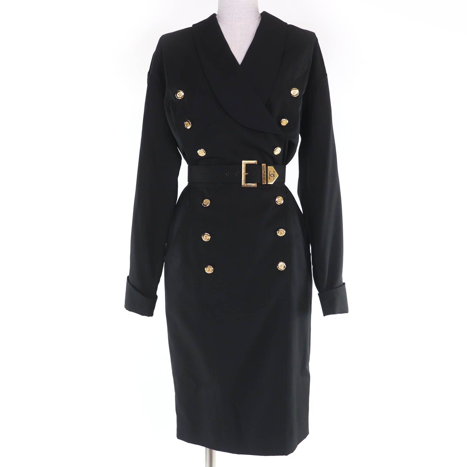 Chanel Chanel Chanel Wool Dress Textile Dresses DUTY FREE for USA Size ONE SIZE - 1 Thumbnail