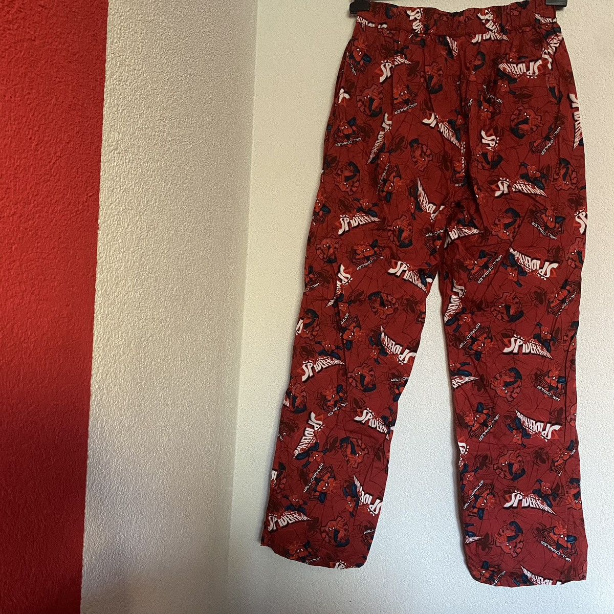 Vetements Vetements Spider Man Printed Cotton Pants | Grailed