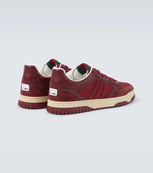 Gucci o1loc1c0426 831661 Men's Gucci Re-Web Sneakers in Burgundy Size US 9.5 / EU 42-43 - 3 Thumbnail