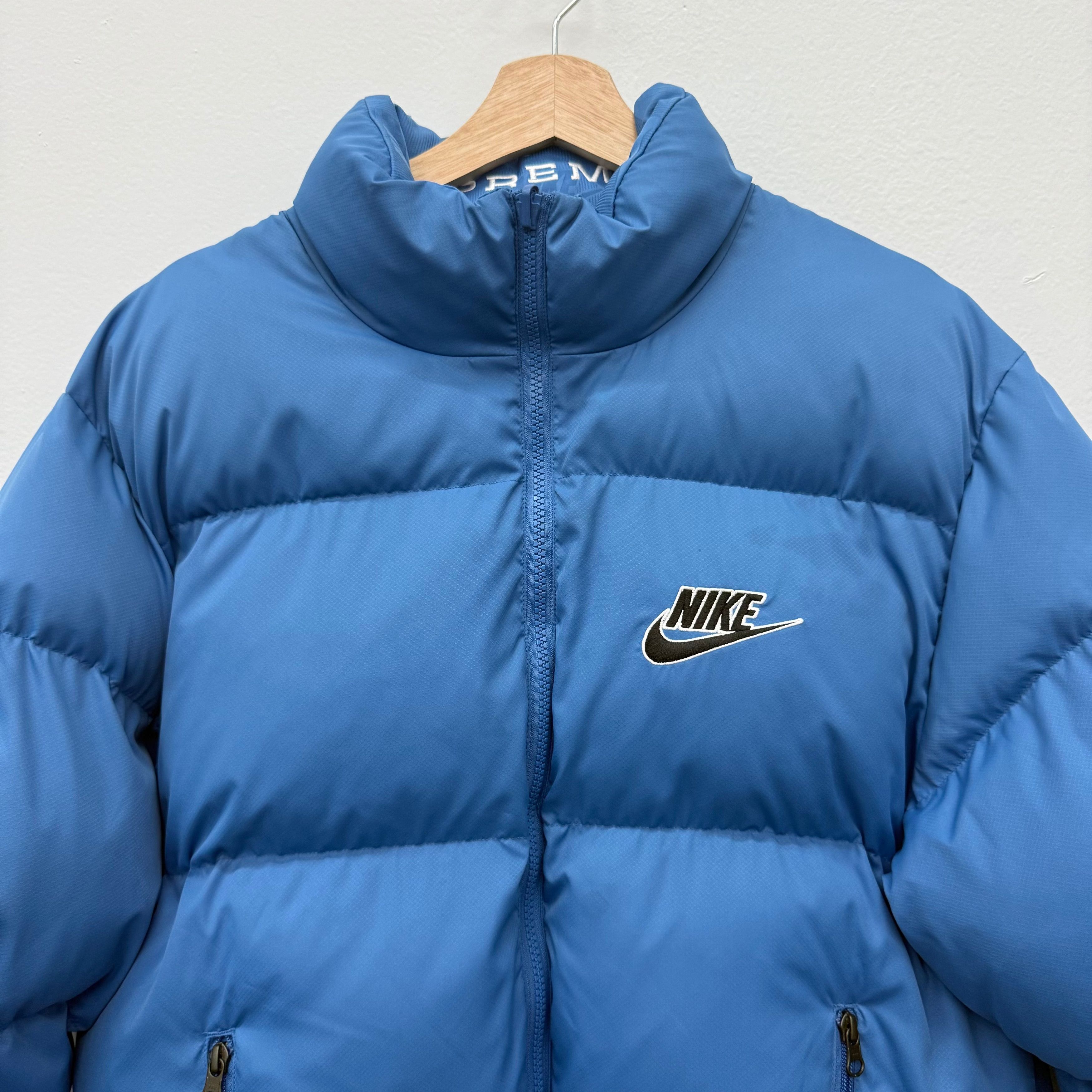Nike × Supreme Supreme Nike Snakeskin Blue Puffer Jacket - Size M Size US M / EU 48-50 / 2 - 3 Thumbnail