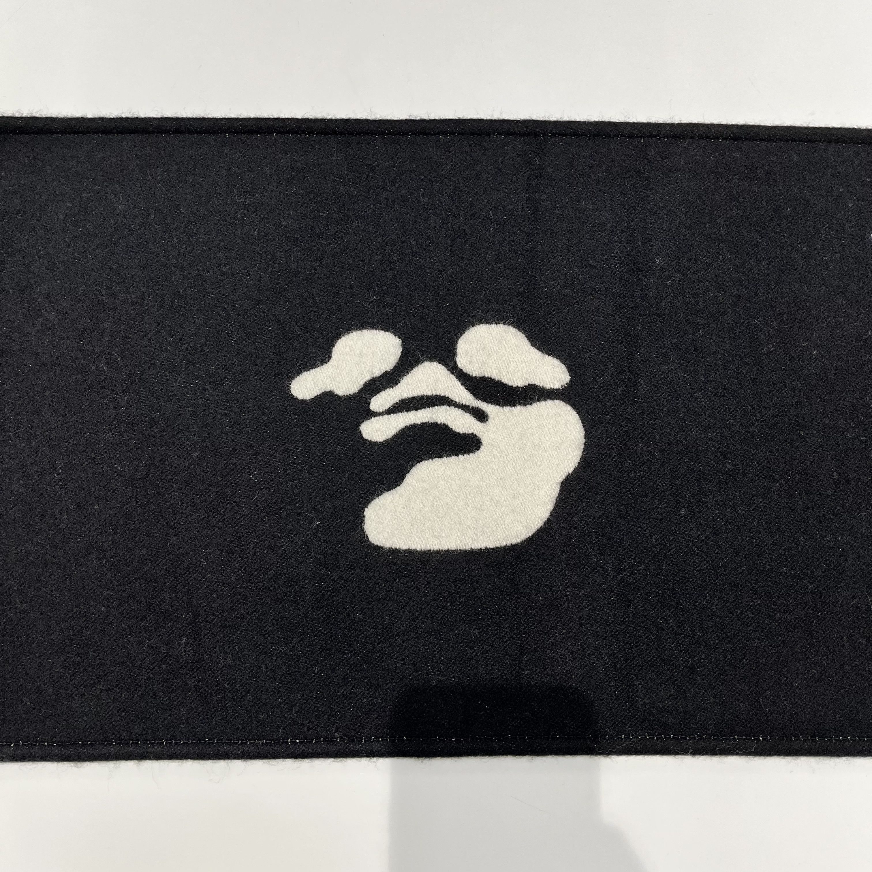 Off-White Off-White Logo Print Knitted Scarf Black Size ONE SIZE - 5 Thumbnail