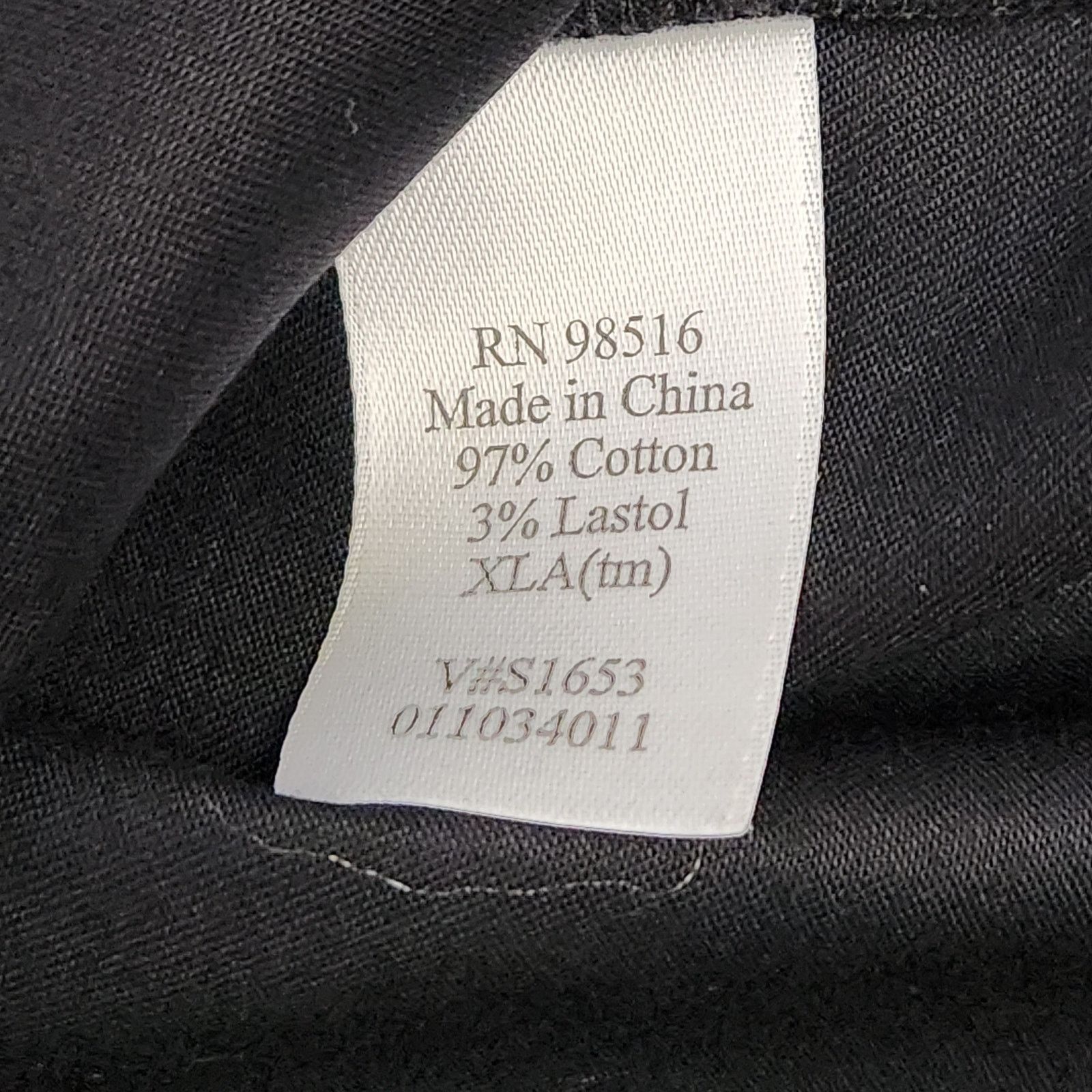 Coldwater Creek Coldwater Creek Black V Neck Button Up Long Sleeves Top L Size L / US 10 / IT 46 - 5 Thumbnail