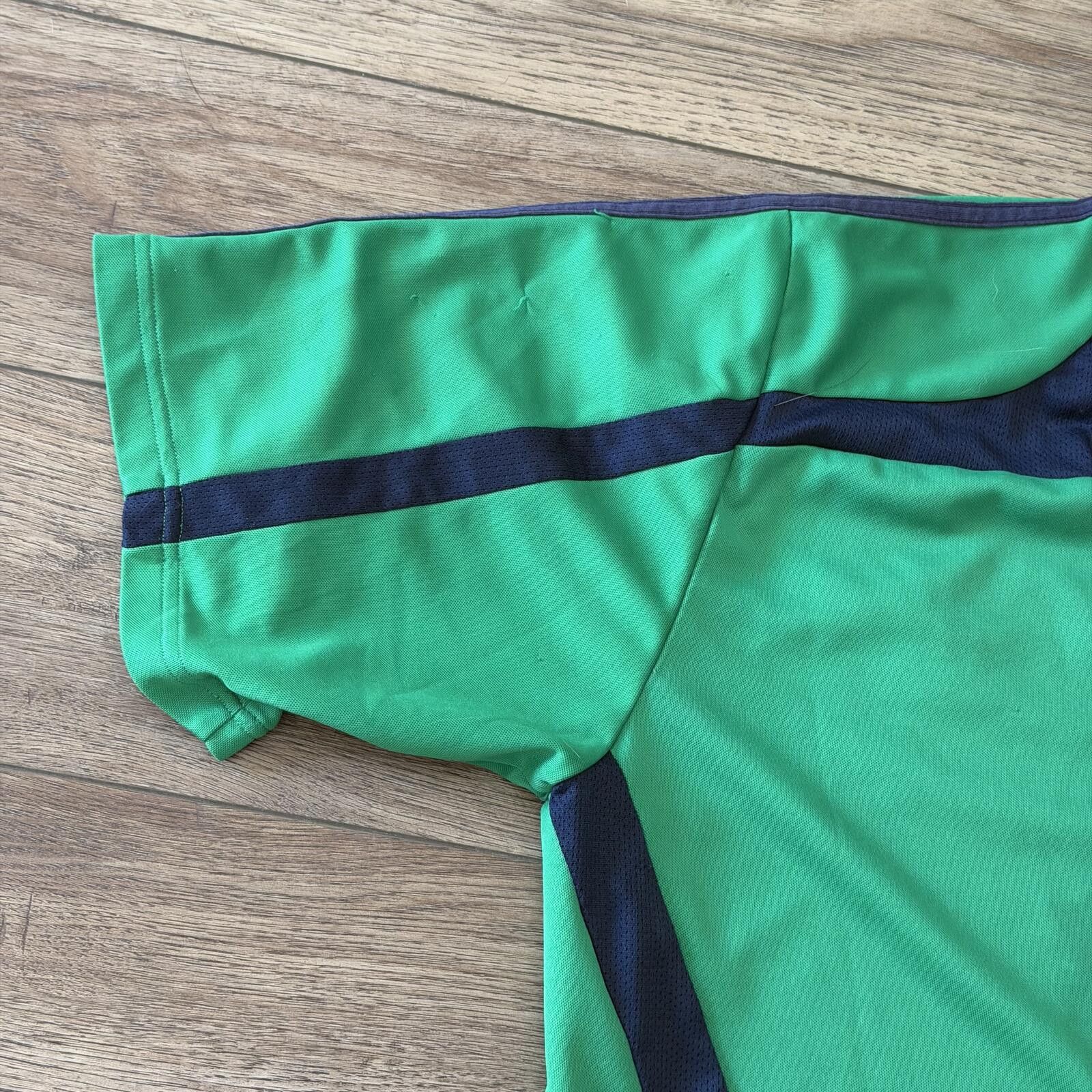 Adidas Vintage Y2K Adidas Clima 365 Cool Green Navy Atheltic Shirt Size US L / EU 52-54 / 3 - 10 Thumbnail
