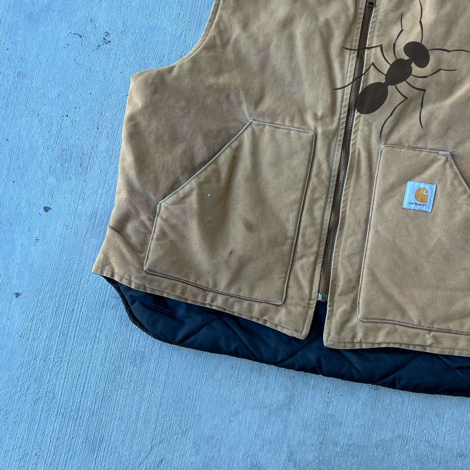 Carhartt × Vintage Carhartt V01 BRN brown work wear vest Size US XXL / EU 58 / 5 - 3 Thumbnail