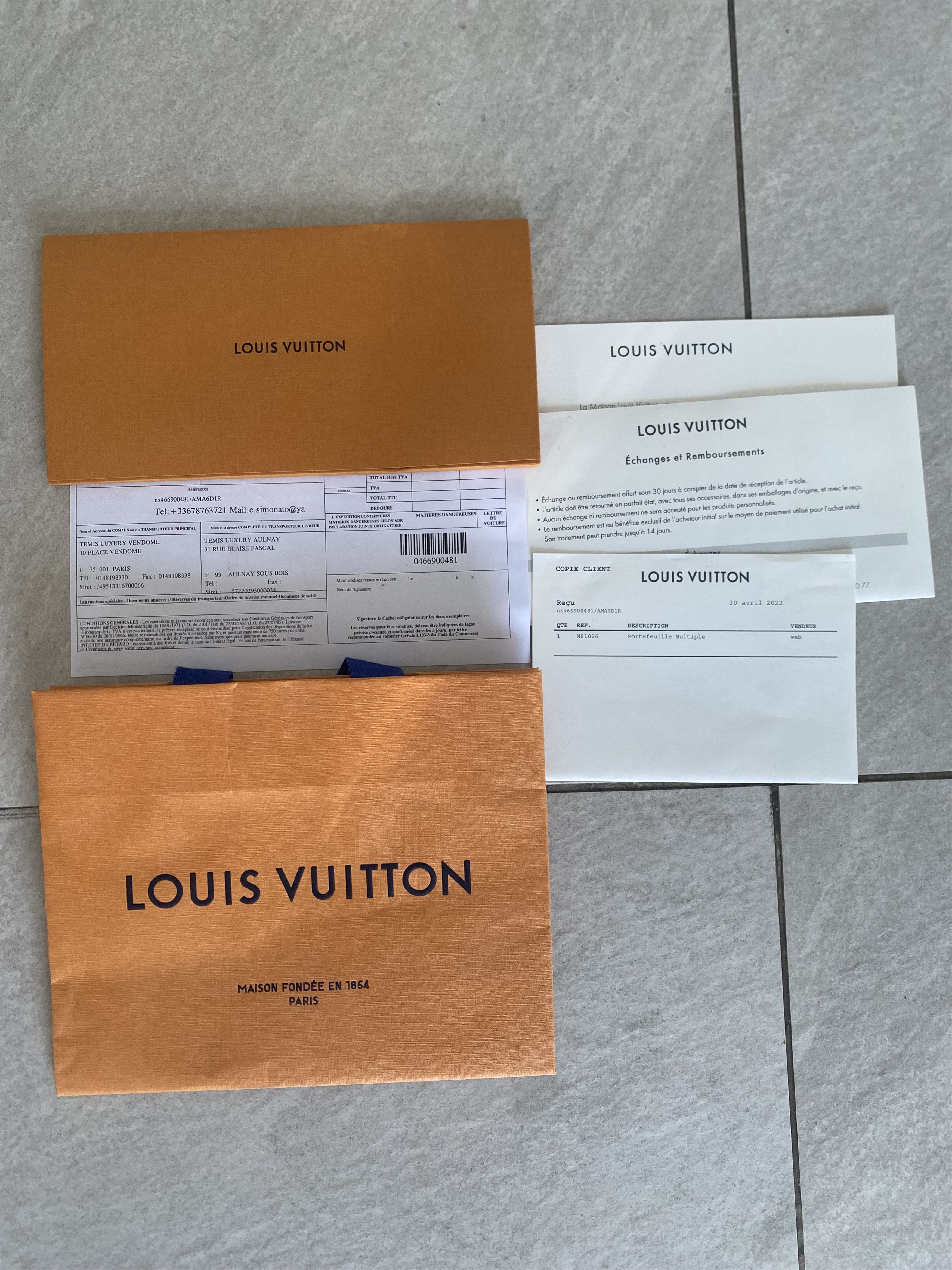 Louis Vuitton Louis Vuitton Multiple Wallet Grey Calf Leather Monogram Size ONE SIZE - 10 Thumbnail
