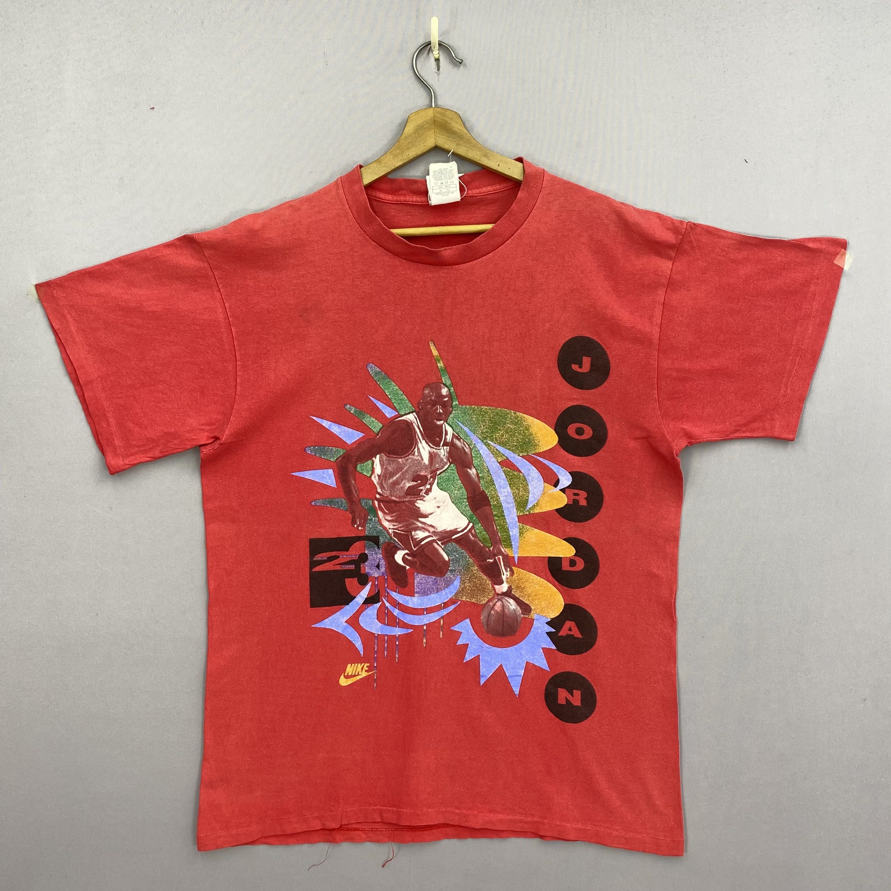 Nike Vintage 90s Nike T-Shirt Nike Swoosh Michael Jordan Tee Size US XL / EU 56 / 4 - 1 Thumbnail