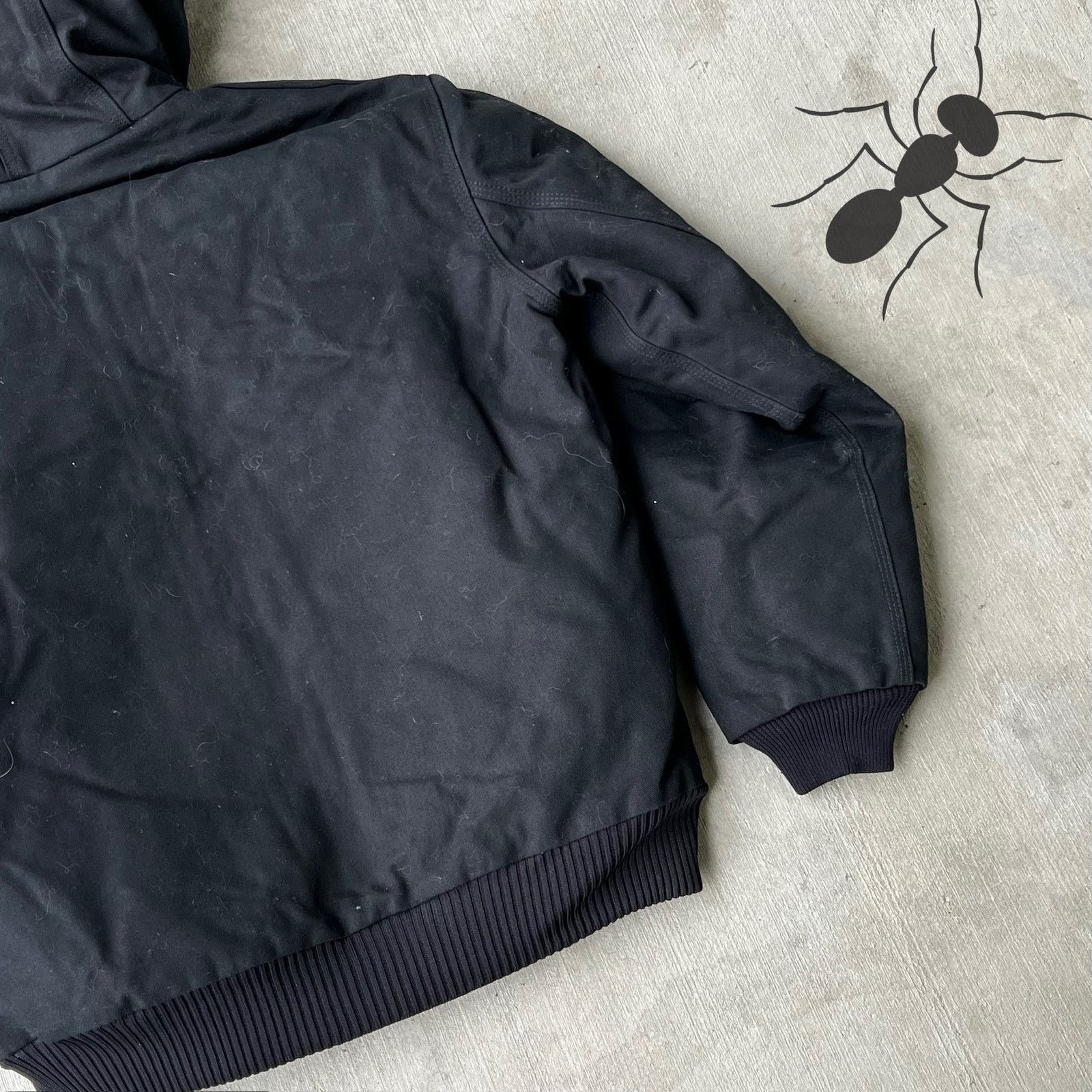 Carhartt × Vintage Carhartt J140 BLK black hooded work wear jacket Size US S / EU 44-46 / 1 - 5 Thumbnail