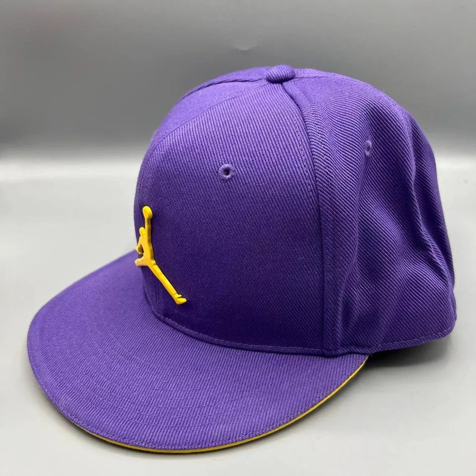 Jordan Brand Air Jordan Hat Men Jumpman Fitted Cap Kobe Bryant LA Lakers Size ONE SIZE - 2 Thumbnail